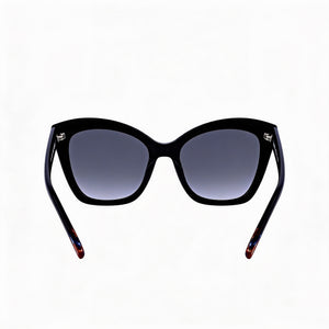 Missoni Cat Eye Sunglasses Women — side view, Non-Polarized Dark Grey Shaded lens