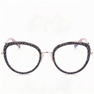 Missoni Rectangle Eyeglasses Unisex — front view, Metal