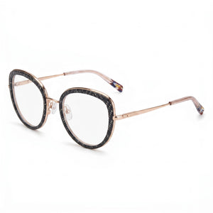 Missoni Black Rectangle Eyeglasses Unisex, Metal frame