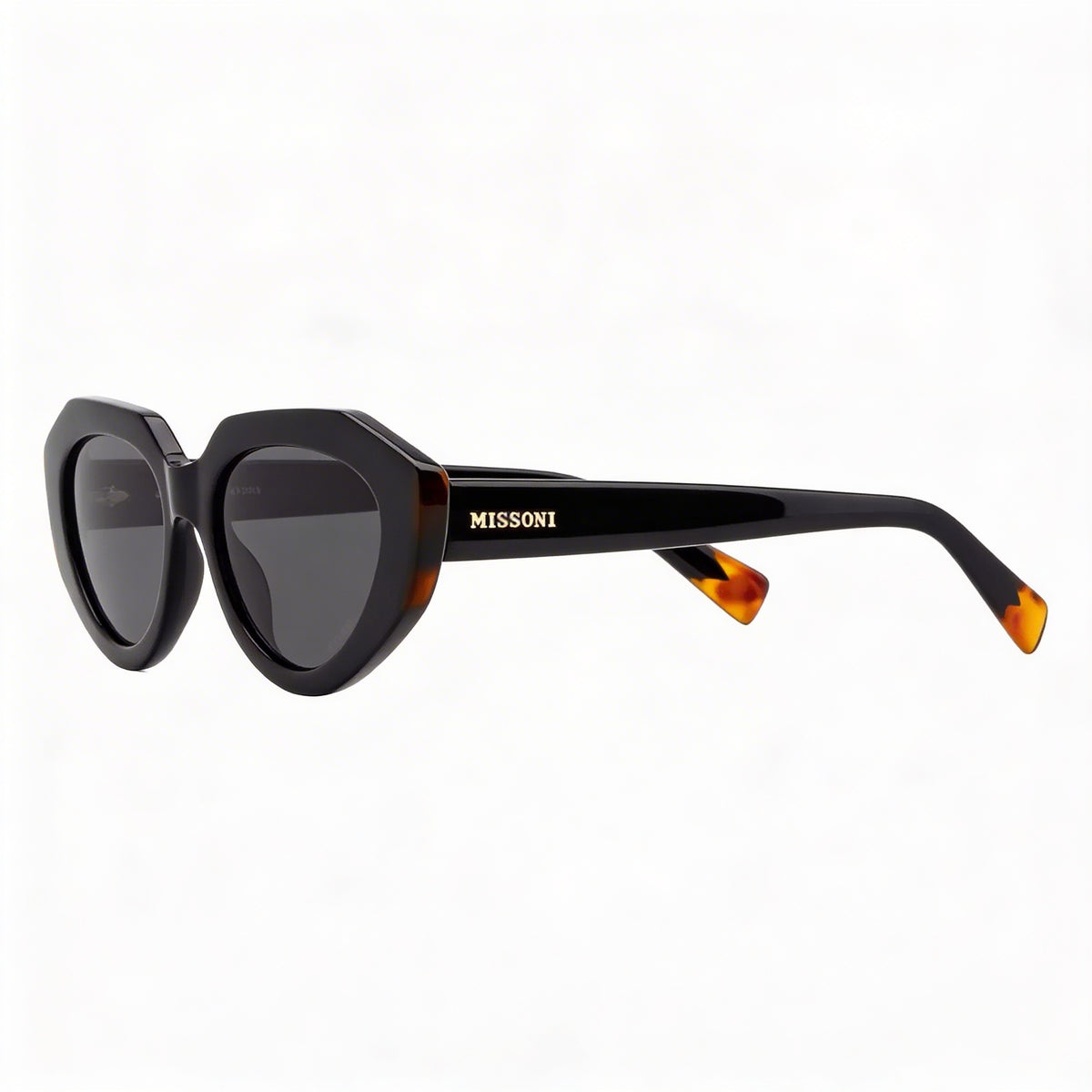 Missoni Black Rectangle Sunglasses for Women, 53mm, Photo 3