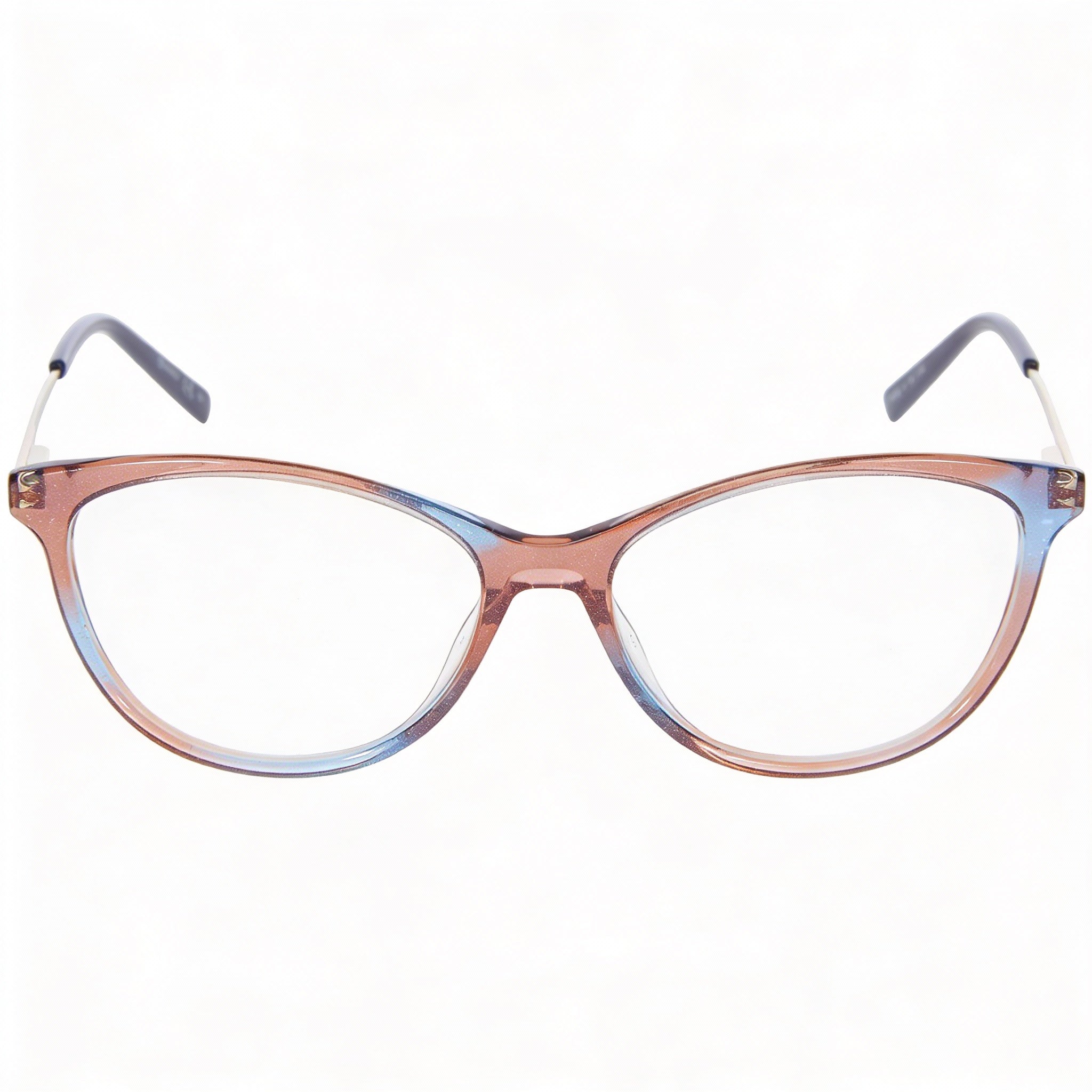 Missoni Brown Blue Cat Eye Eyeglasses for Women, Acetate 52mm, Photo 2