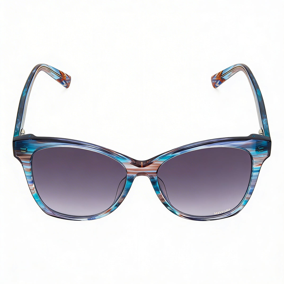 Missoni Square Blackue Horn Sunglasses for Women, 54mm, Photo 2