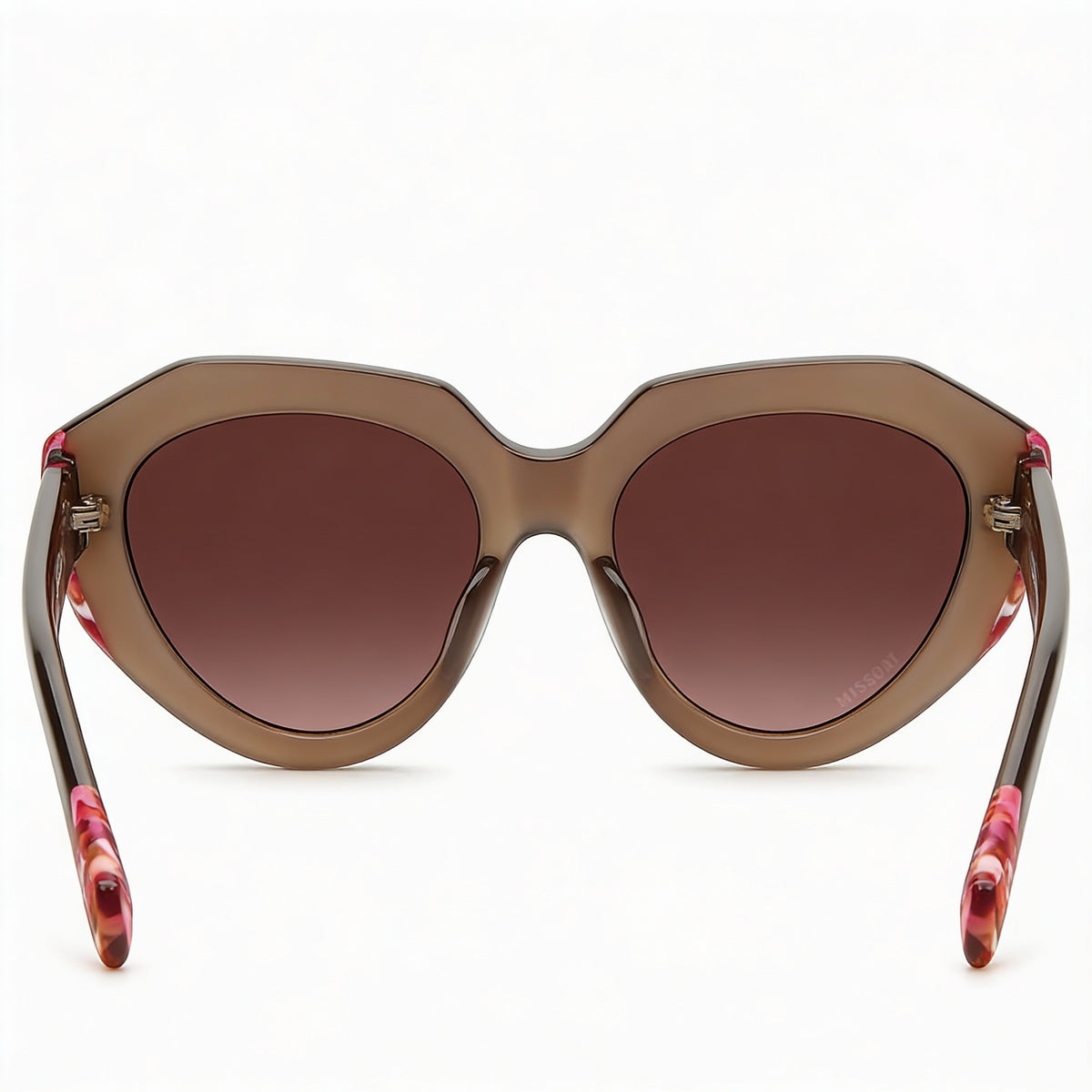 Missoni MIS 0131/S Gafas de sol ovaladas beige y rosa para mujer, 53 mm, Photo 2