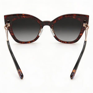 Missoni Casual Cat Eye Sunglasses for Women — front view, Stainless Steel frame
