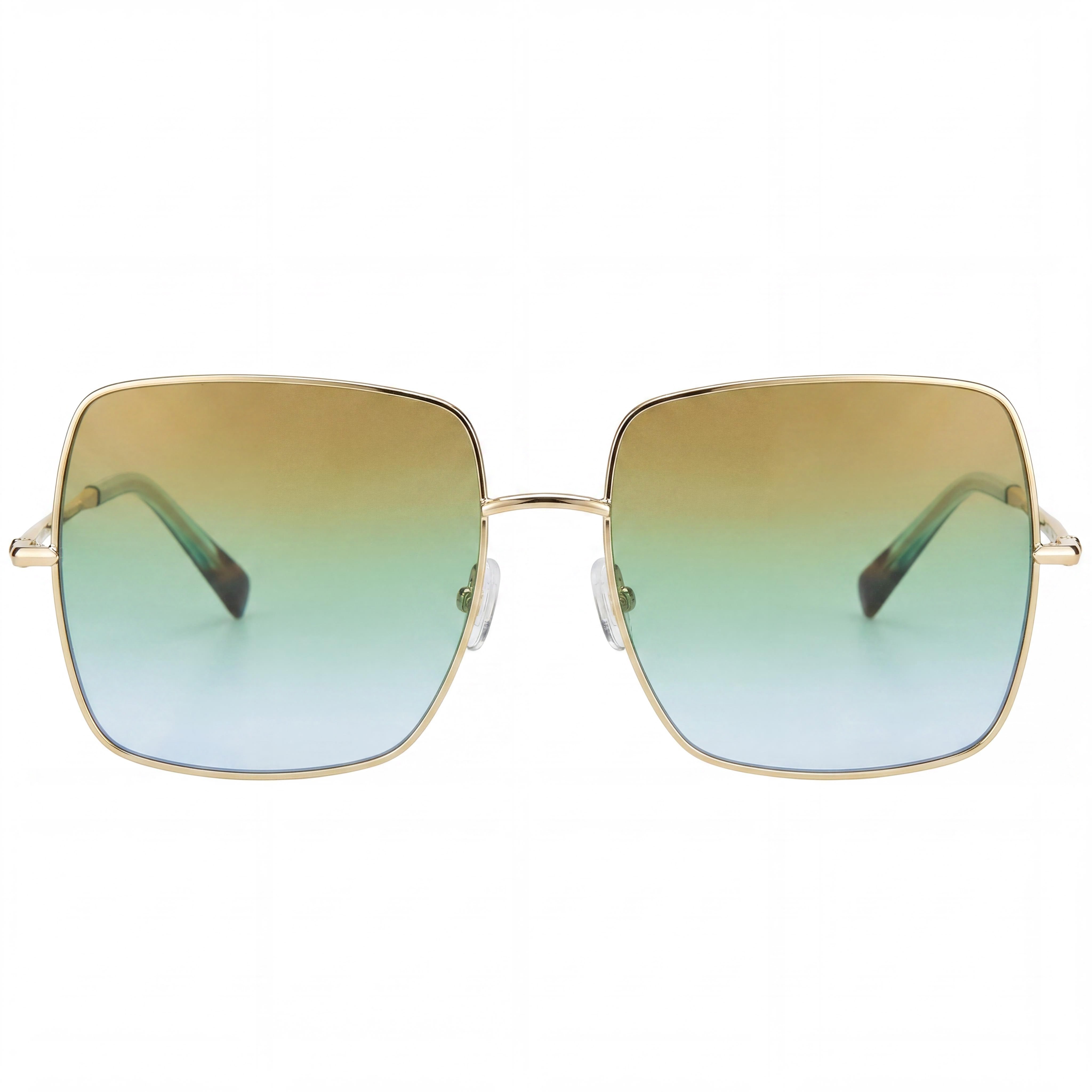 Missoni Classic Gold Brown Rectangle Sunglasses for Women, 58mm, Photo 2