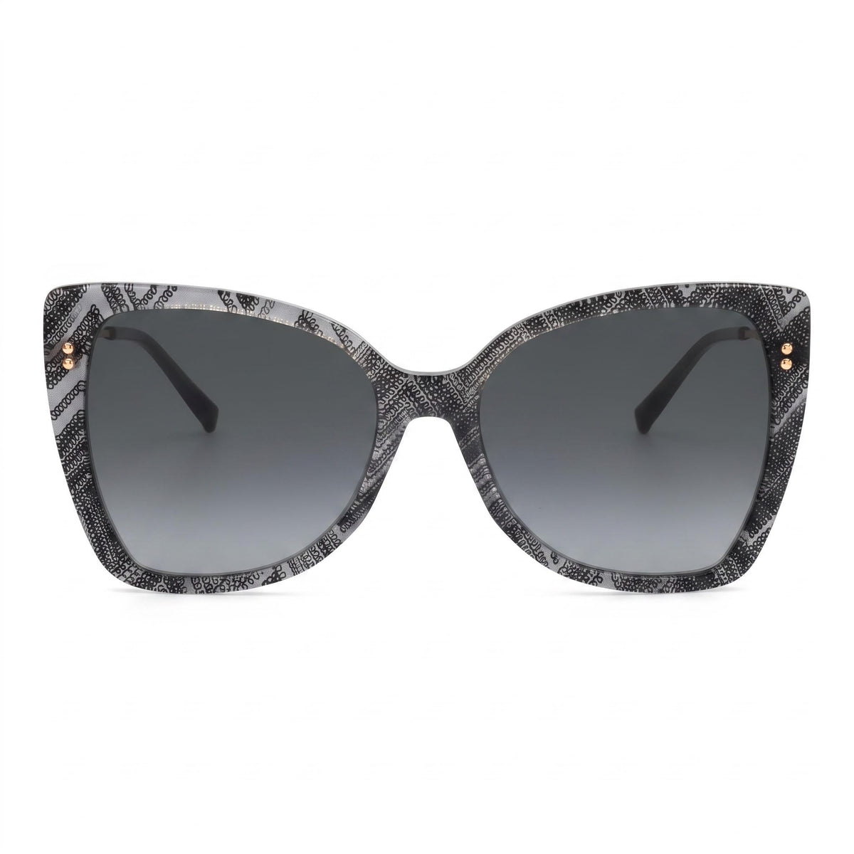 Gafas de sol M Missoni clásicas para mujer, de acetato, diseño blanco y negro, con protección UV, sin polarizar, 58 mm, Photo 2