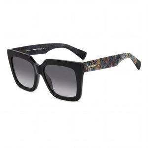 Missoni Dna Black Square Sunglasses for Women, Clear lens