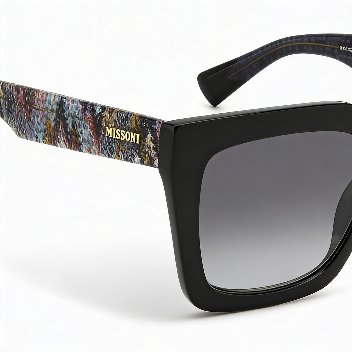 Missoni Dna Black/Grey Square Sunglasses for Women, 55mm, Photo 3