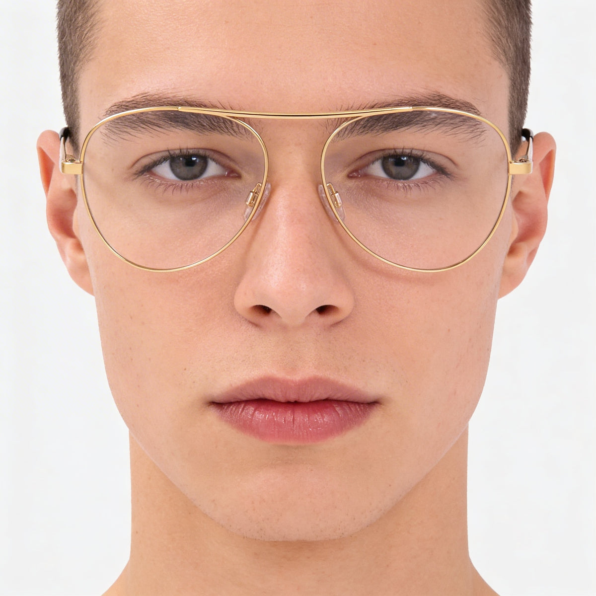 Gafas de sol unisex Missoni con montura de acero y aleación dorada, lentes de policarbonato, medidas 55-140-140, Photo 4