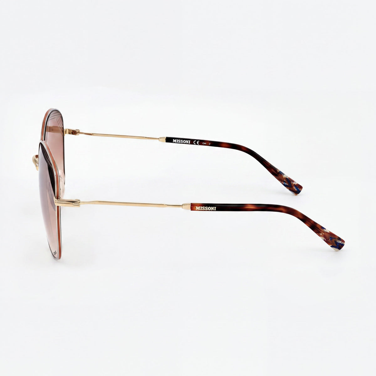 Gafas de sol para mujer Missoni con diseño de mariposa en oro paladio, Photo 2