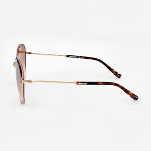 Missoni Round Sunglasses for Women — front view, Stainless Steel frame