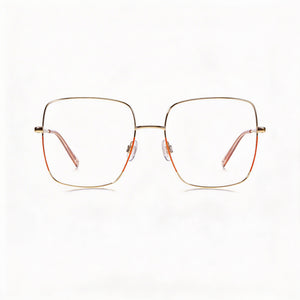 Missoni Square Eyeglasses for Women — front view, Alloy Steel