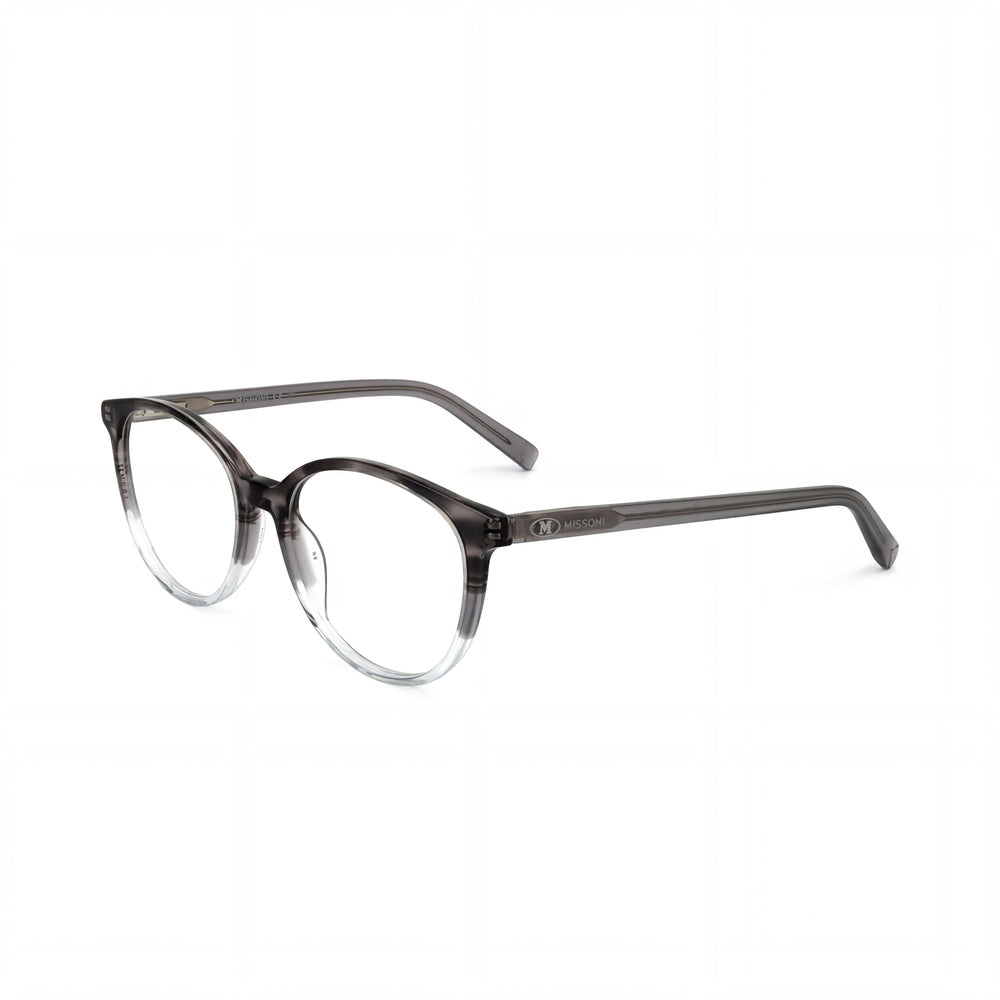 Missoni Gray Round Eyeglasses for Women, Acetate frame