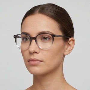 Missoni Round Eyeglasses for Women — interior view, Polycarbonate demo lenses
