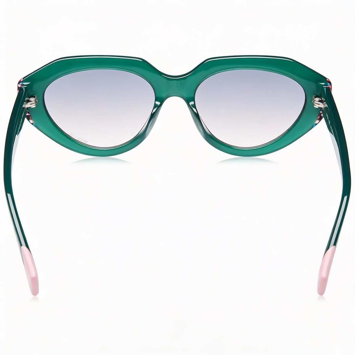 Gafas de sol rectangulares Missoni verde y rosa para mujer, 53mm, Photo 3