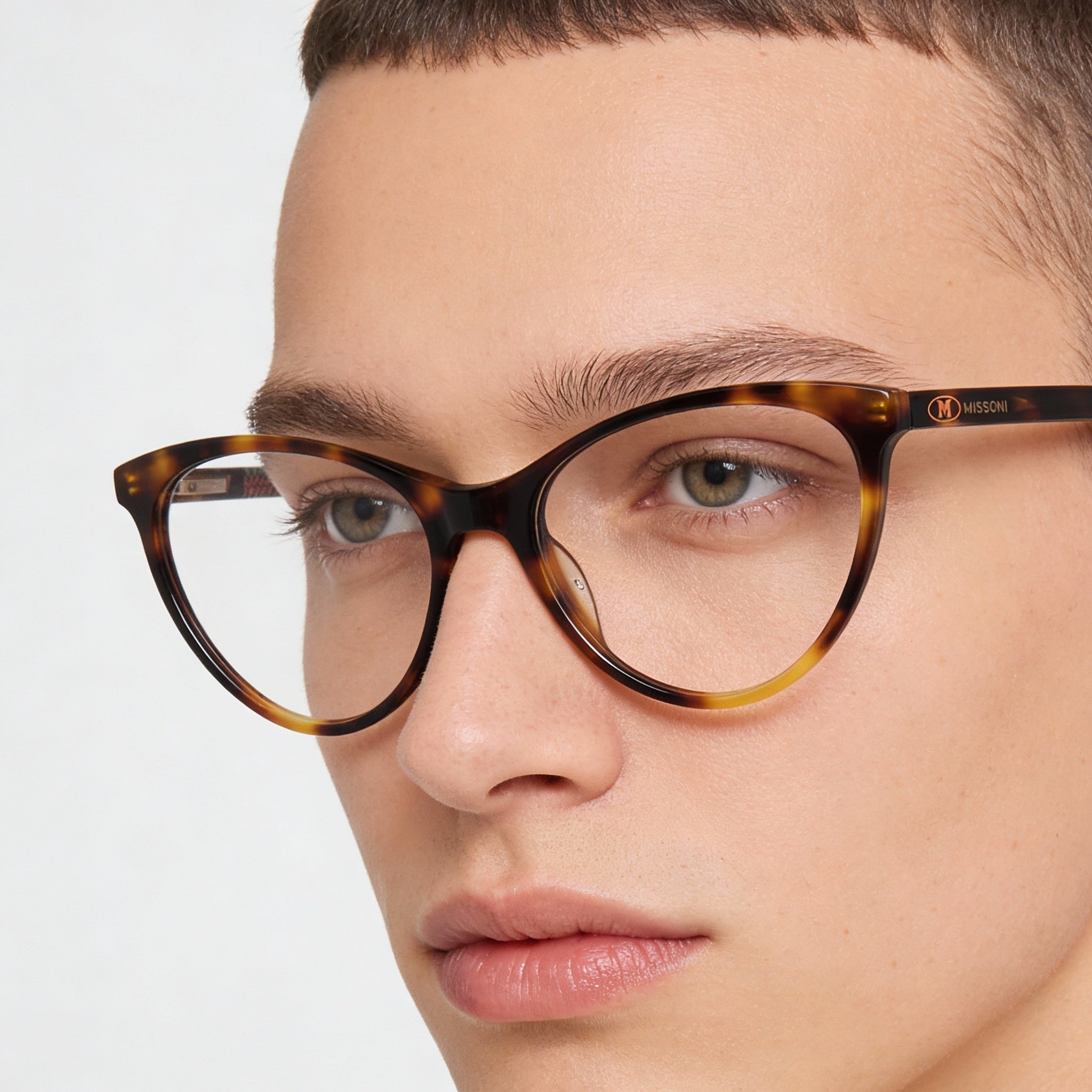 Gafas Missoni Havana Cat Eye Unisex, Acetato 54mm, Photo 3