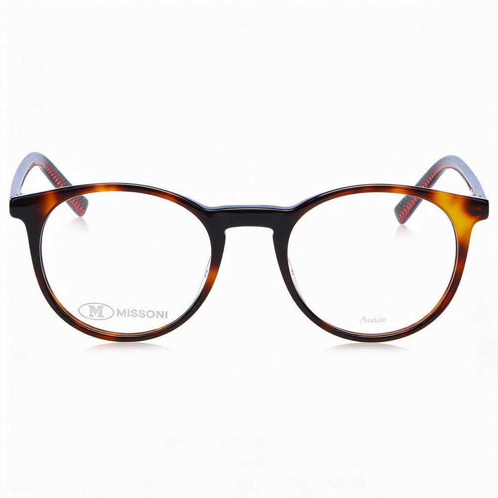 Missoni Round Eyeglasses for Women — front view, Acetate