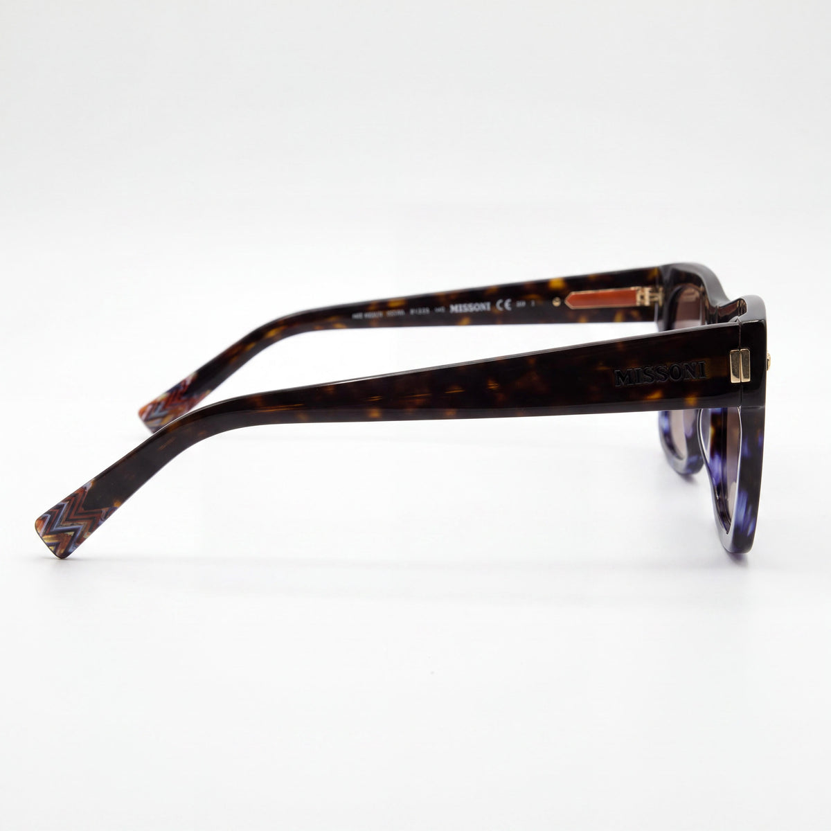 Gafas de sol cuadradas Missoni Havana para mujer, 51 mm, Photo 3