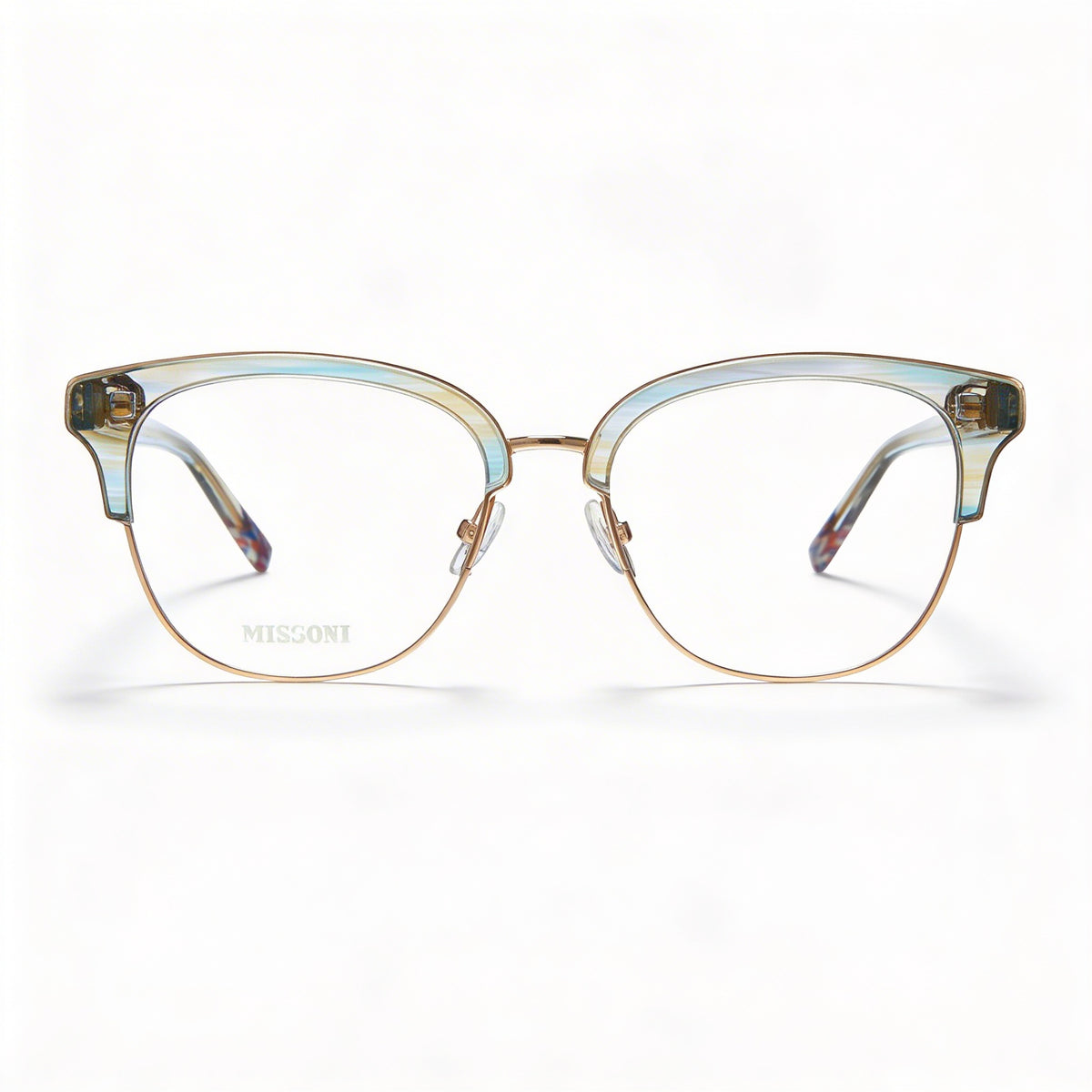 Missoni Cuspidi Mis 0012 Turquoise Square Eyeglasses for Men, 51mm, Photo 2