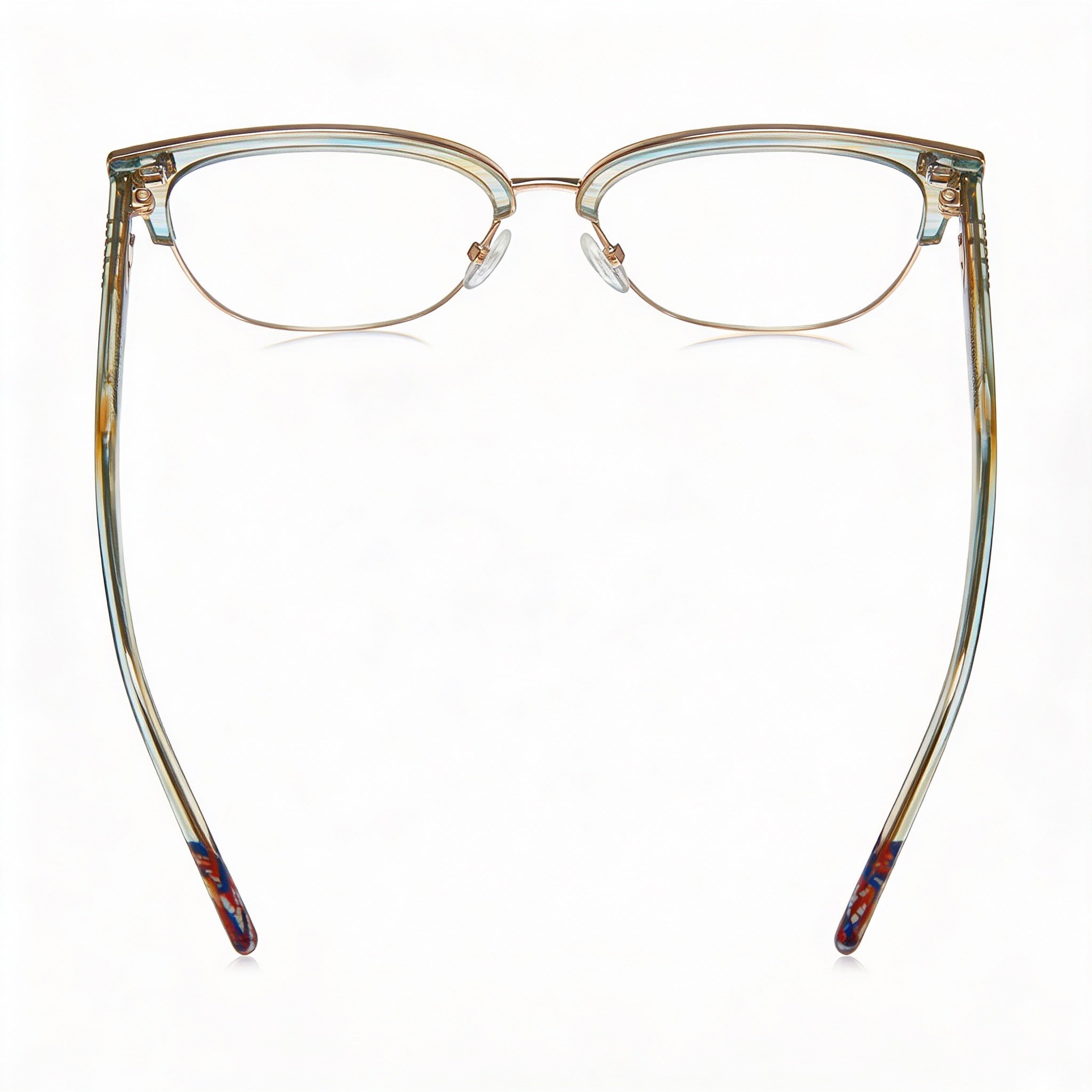 Missoni MIS 0012 Turquoi Round Eyeglasses for Men, Metal, Photo 4