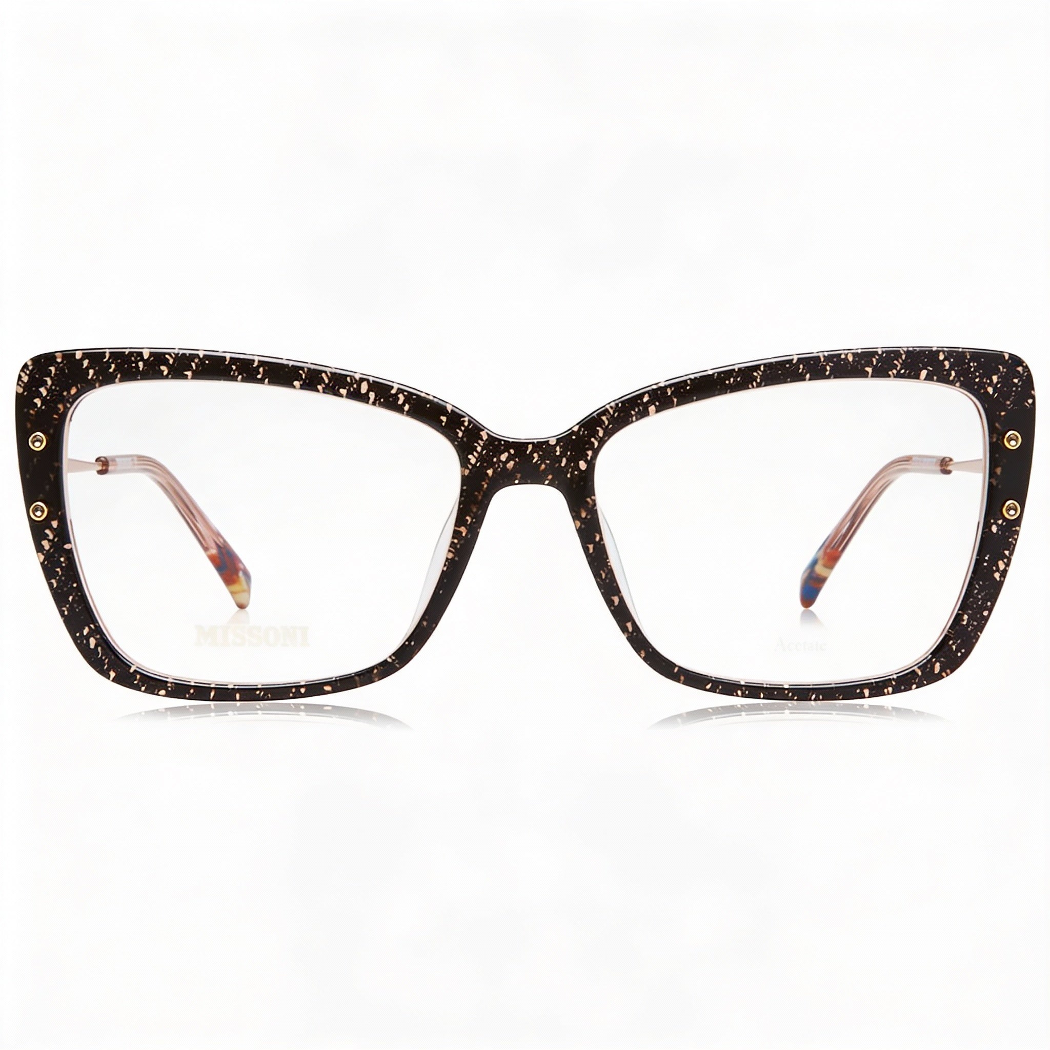 Missoni MIS 0028 Black Nude Cat Eye Eyeglasses for Women, 54mm, Photo 2