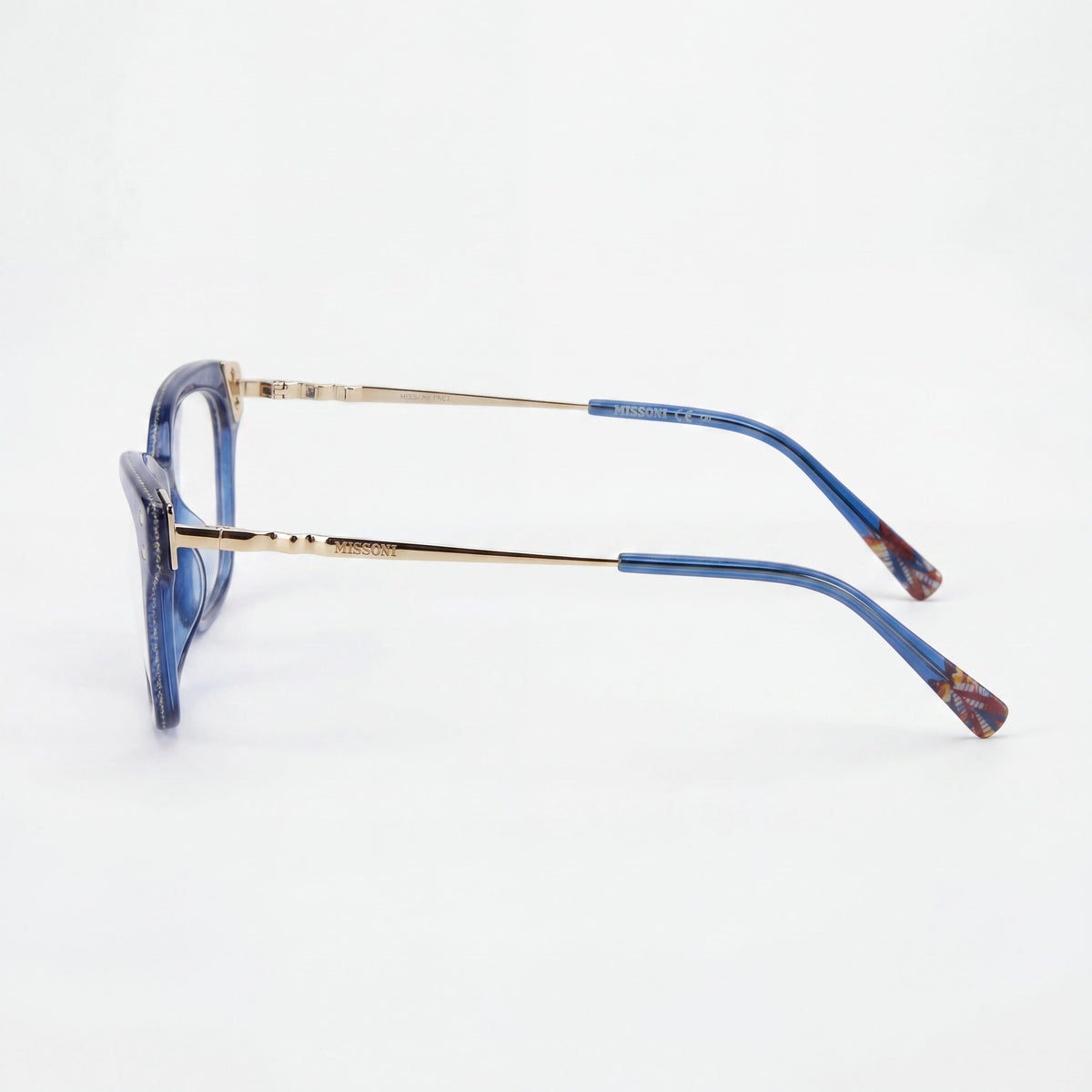 Missoni Mis 0045 Blue Cat Eye Eyeglasses Unisex, 52mm, Photo 2