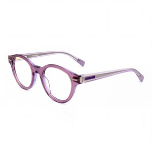 Missoni MIS 0050 Violet Round Eyeglasses Unisex, Acetate frame