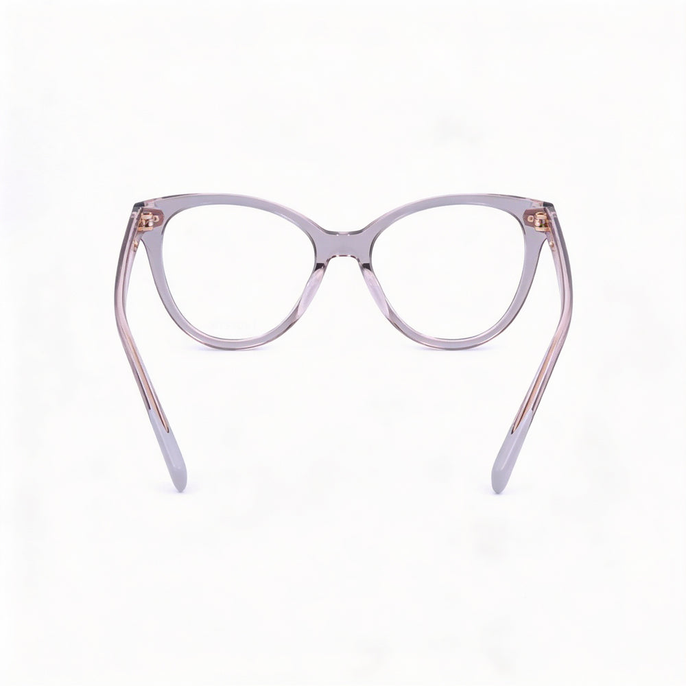 Missoni MIS 0051 Cat Eye Eyeglasses Women — side view, Gray Acetate temples