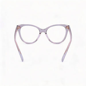 Missoni MIS 0051 Cat Eye Eyeglasses Women — side view, Gray Acetate temples