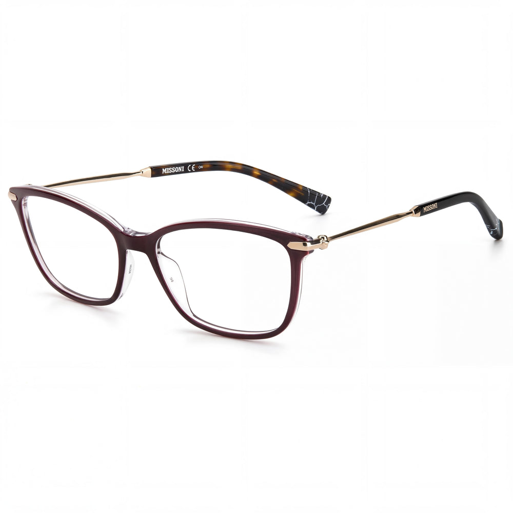 Missoni MIS 0058 Red Rectangle Eyeglasses for Women, Acetate frame