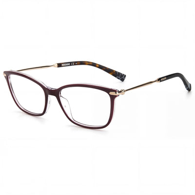 Missoni MIS 0058 Red Rectangle Eyeglasses for Women, Acetate frame
