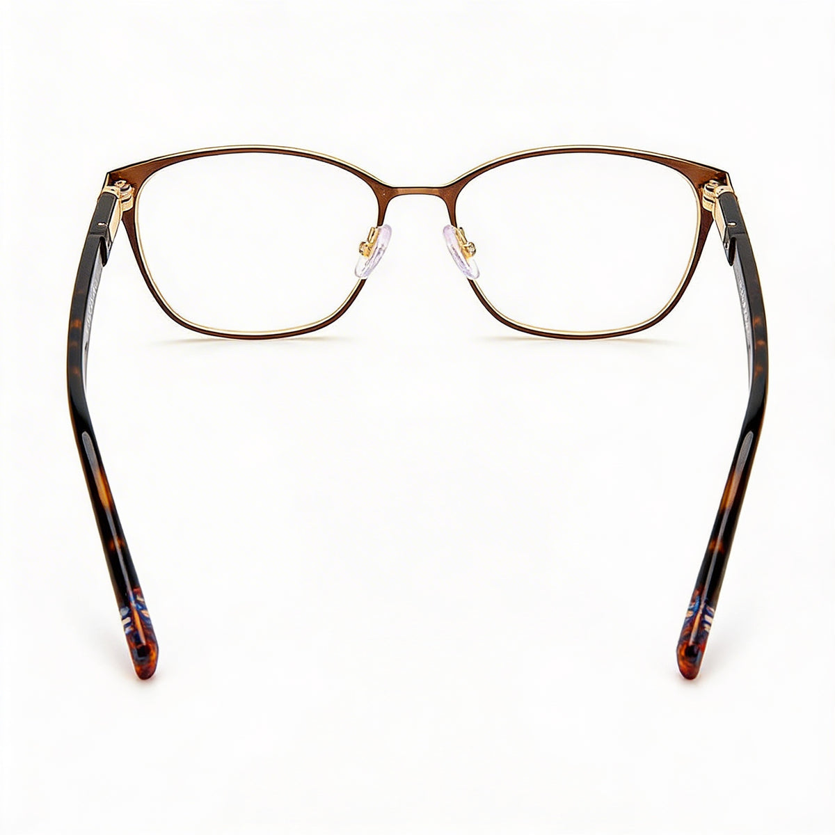 Gafas rectangulares para mujer Missoni Mis 0062 en color dorado y marrón, 52 mm, Photo 3
