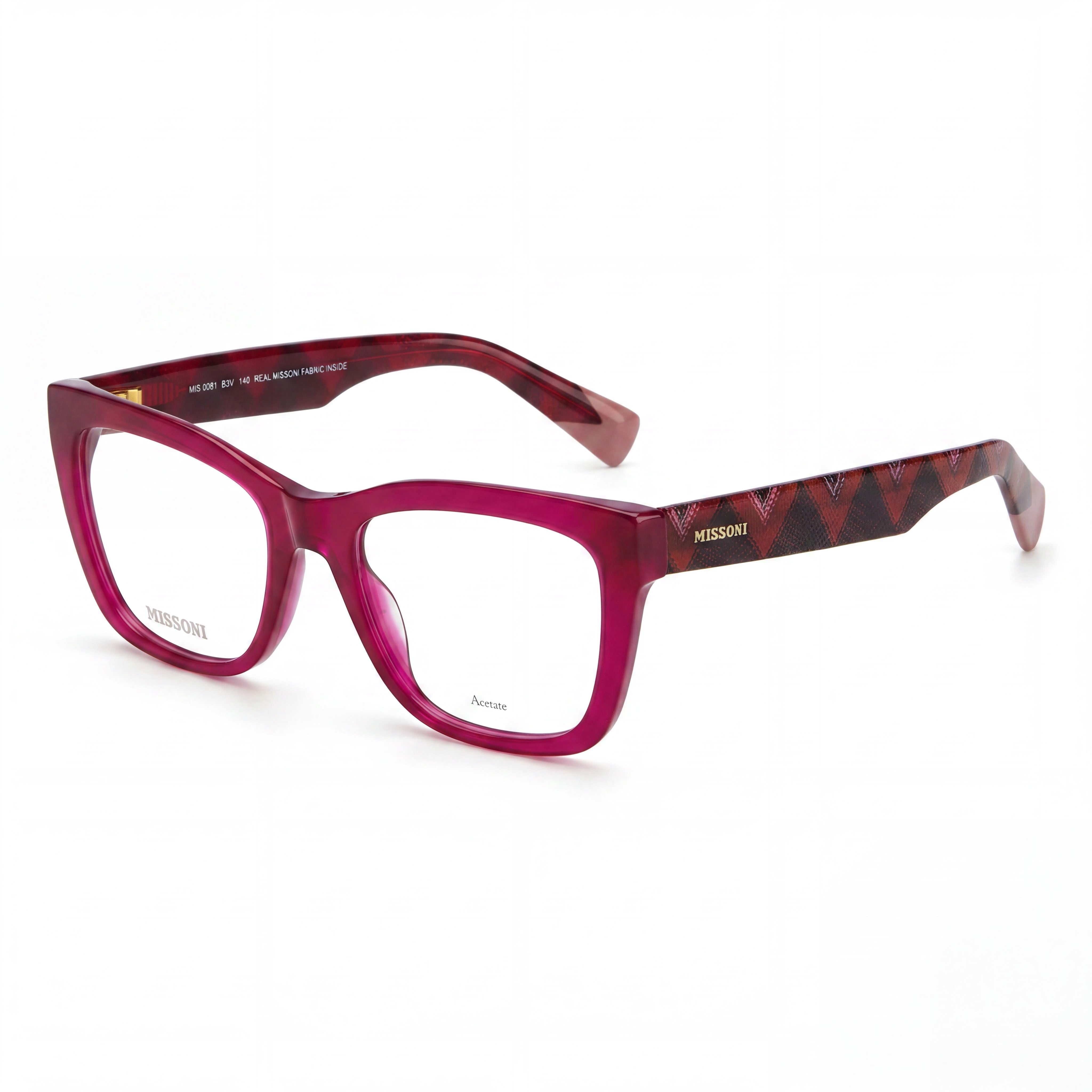 Missoni MIS 0081 Violet Shield Unisex Eyeglasses, Acetate 53mm, Photo 1