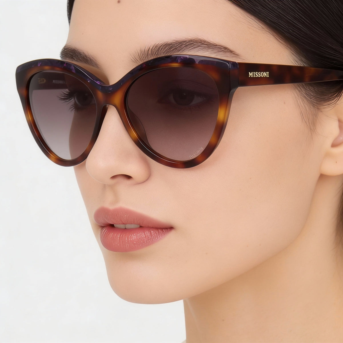 Missoni Mis 0088/S Havana Violet Butterfly Sunglasses for Women, 57mm, Photo 4