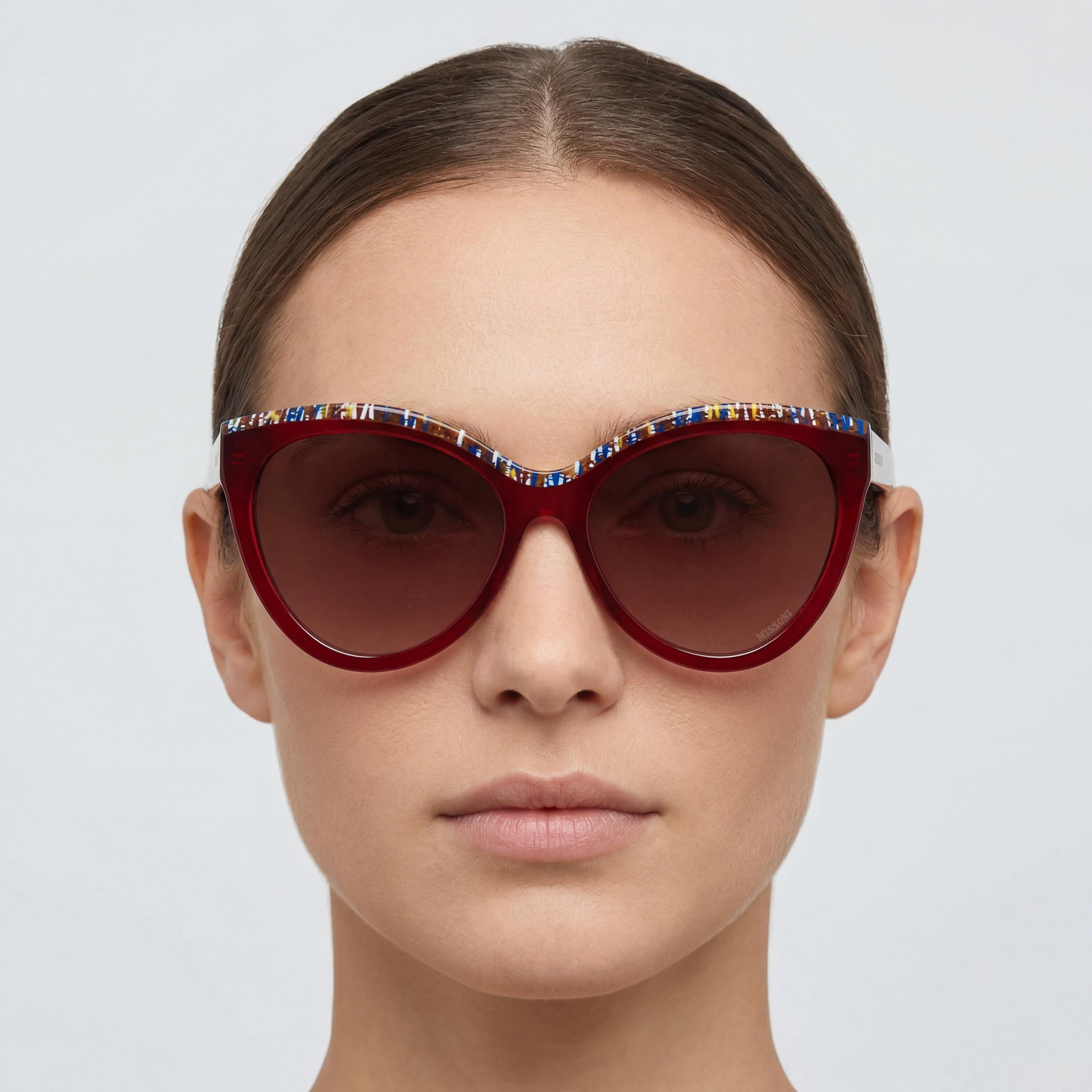 Missoni Mis 0088/S Burgundy Cat Eye Sunglasses for Women, 57mm, Photo 4