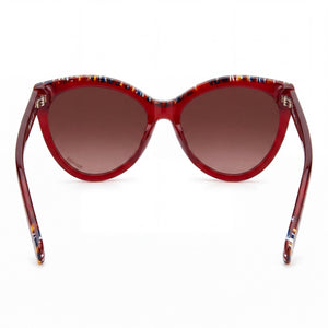 Missoni Mis 0088/S Cat Eye Sunglasses Women — side view, Non-Polarized Burgundy lens