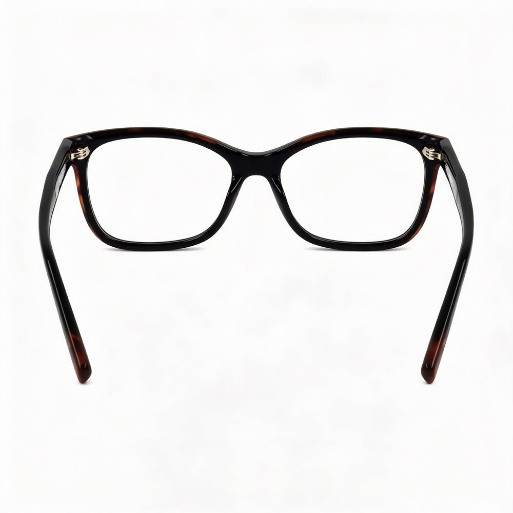 Missoni MIS 0090 Rectangle Eyeglasses Women — side view, Havana Acetate temples