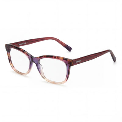 Missoni Mis 0090 Red Rectangle Eyeglasses for Women, Acetate frame