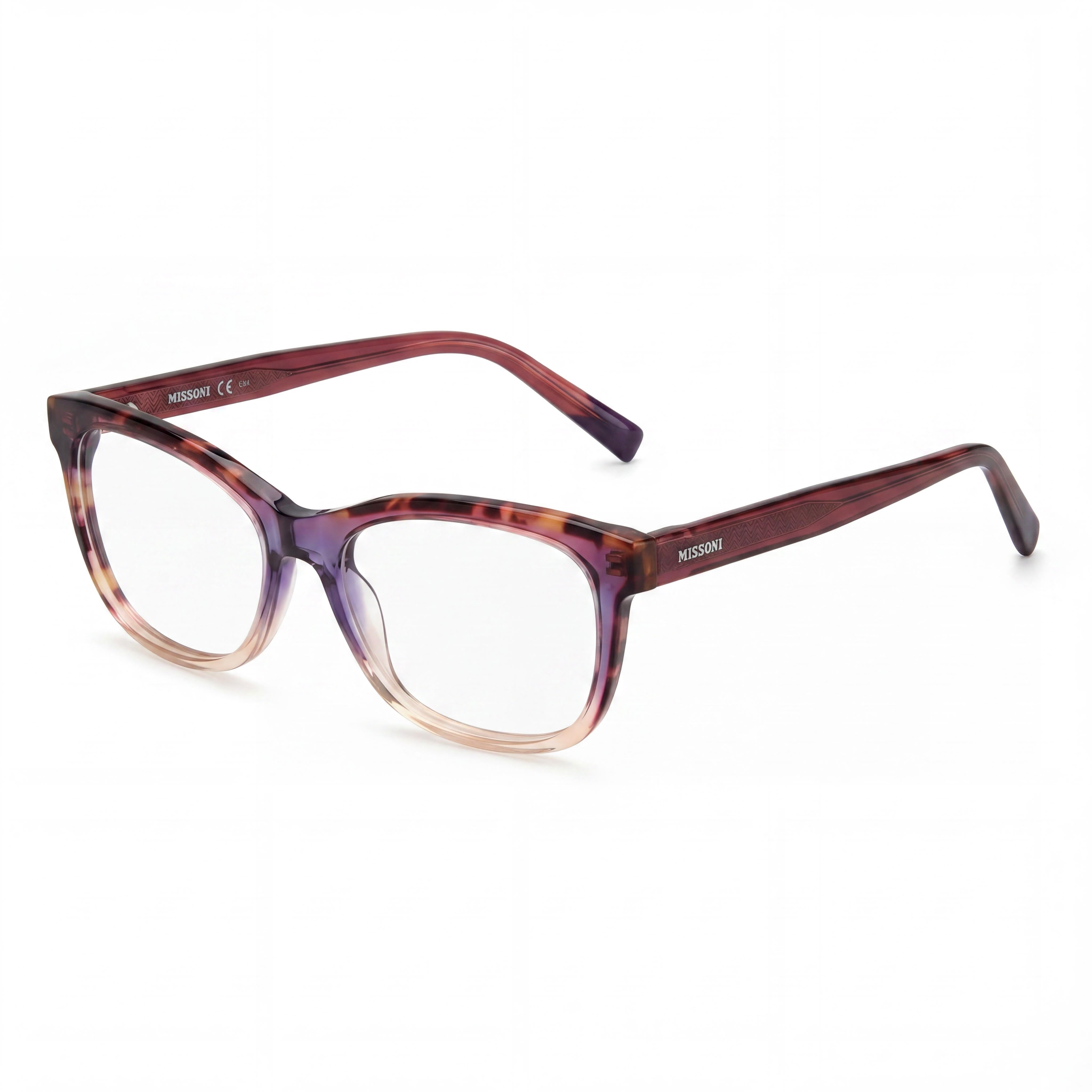 Gafas de sol rectangulares Missoni Mis 0090 rojas para mujer, acetato 52mm, Photo 1