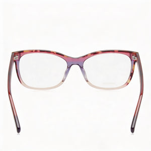 Missoni Mis 0090 Rectangle Eyeglasses Women — side view, Red Acetate temples