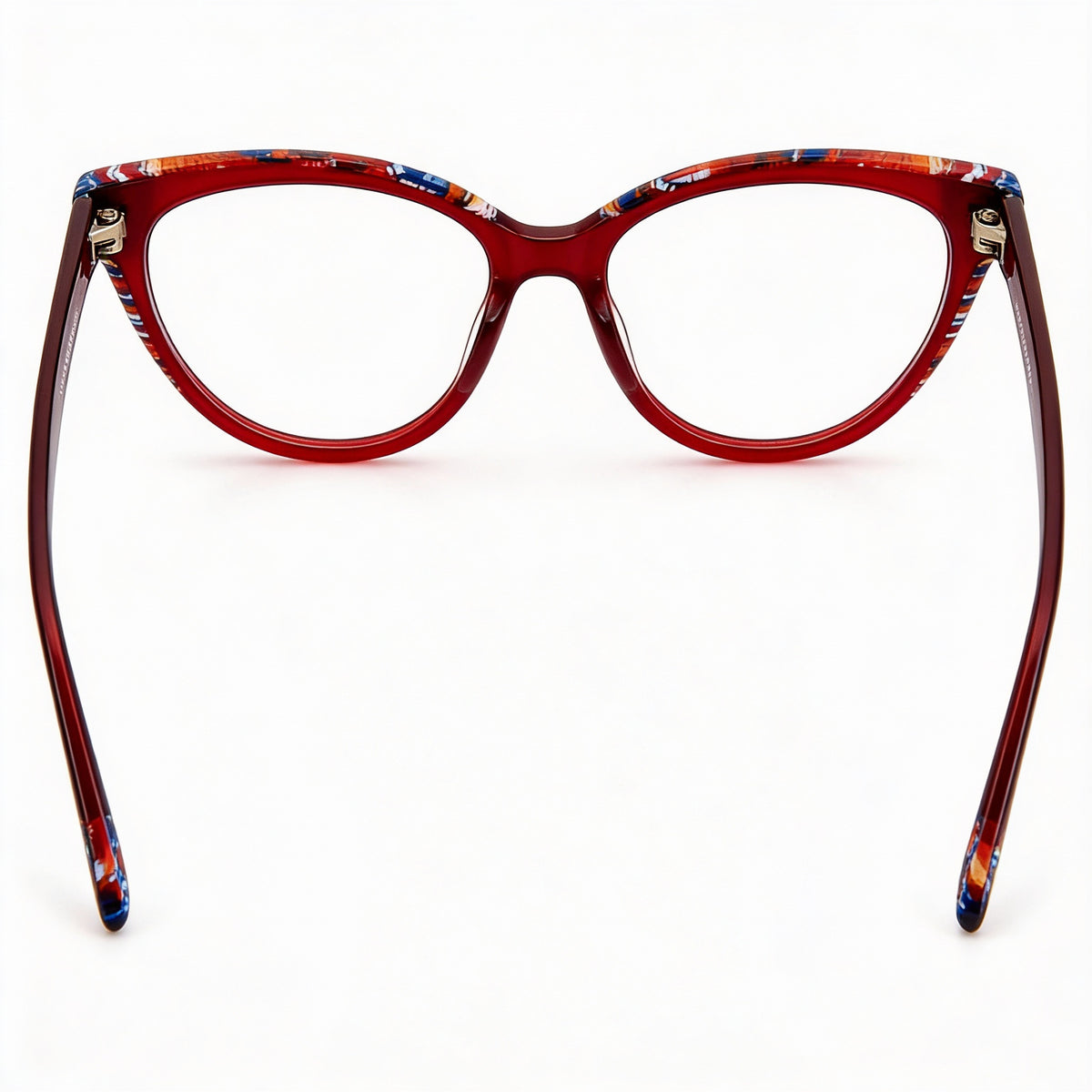 Missoni MIS 0091 Burgundy Cat Eye Eyeglasses for Women, Acetate 52mm, Photo 3