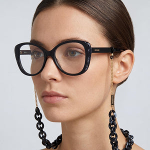 Missoni Mis 0093/N Cat Eye Eyeglasses for Women — interior view, Polycarbonate demo lenses