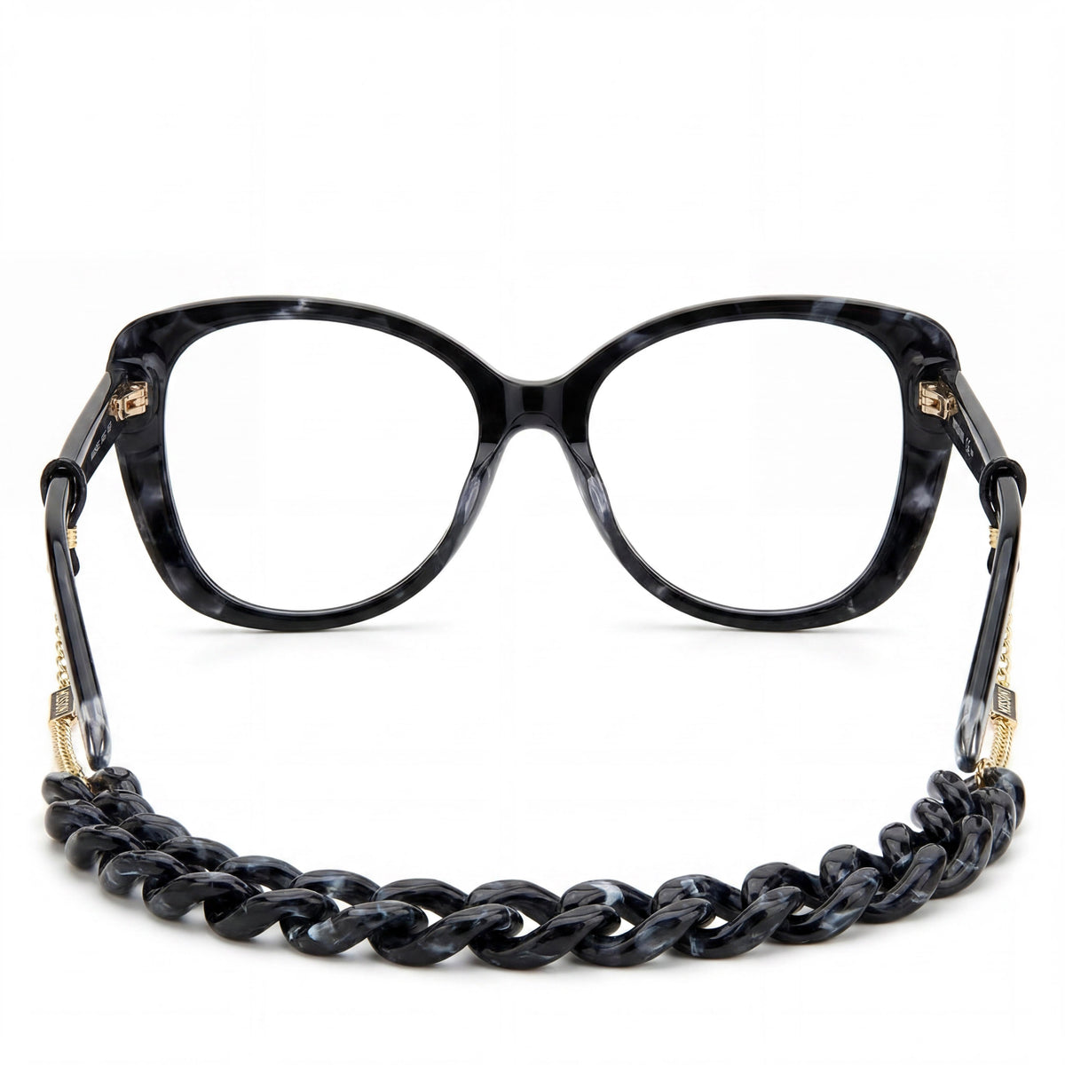 Missoni Mis 0093/N Grey Black Horn Cat Eye Eyeglasses for Women, 56mm, Photo 3