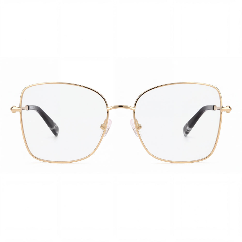 Missoni MIS 0098 Rectangle Eyeglasses for Women — front view, Stainless Steel