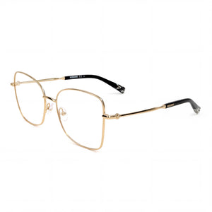 Missoni MIS 0098 Gold Rectangle Eyeglasses for Women, Stainless Steel frame