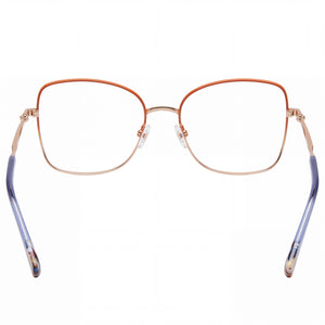 Missoni MIS 0098 Rectangle Eyeglasses for Women — interior view, Stainless Steel frame detail