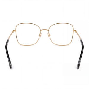 Missoni MIS 0098 Rectangle Eyeglasses for Women — interior view, Stainless Steel frame detail