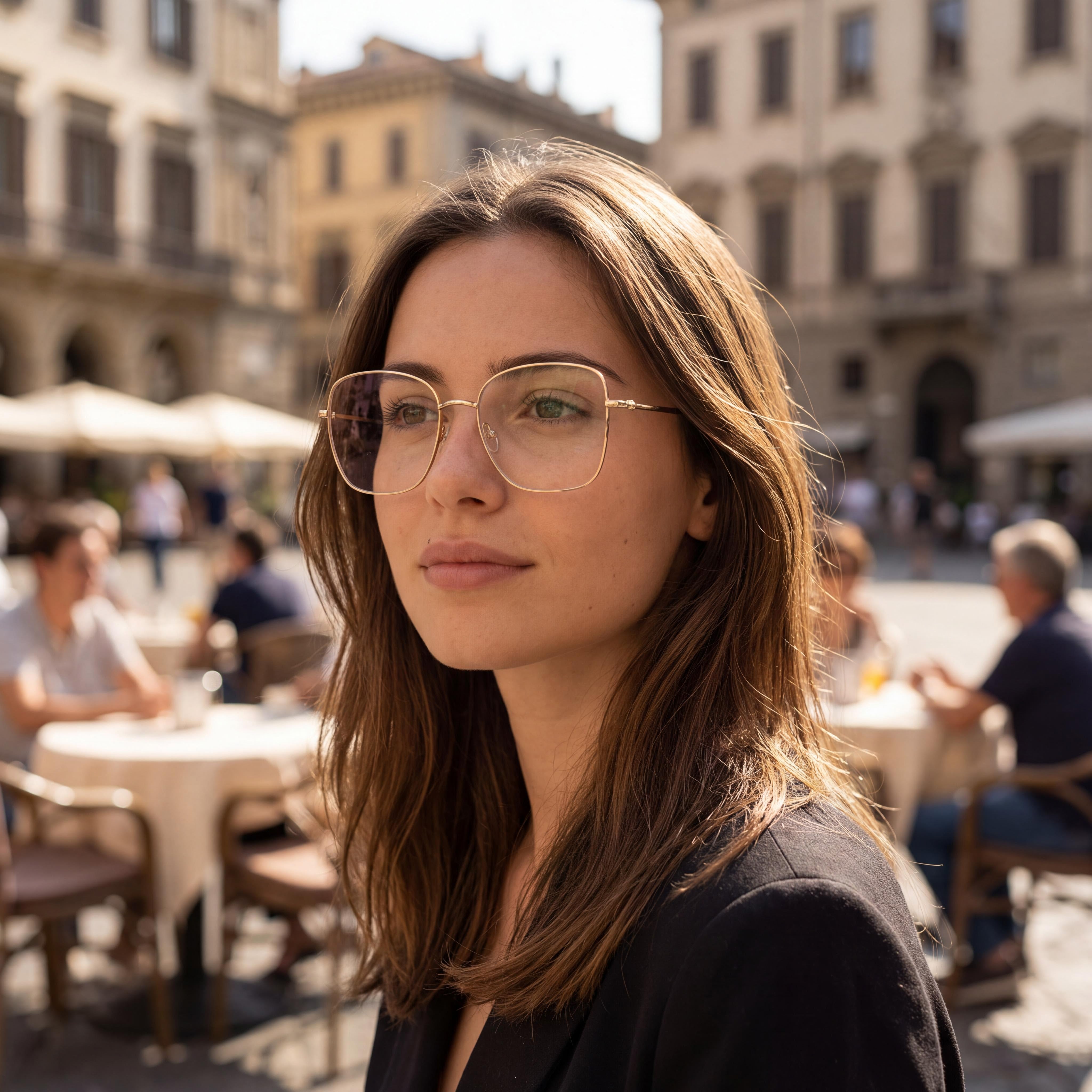 Missoni MIS 0098 Rose Gold Rectangle Eyeglasses for Women, 55mm, Photo 6