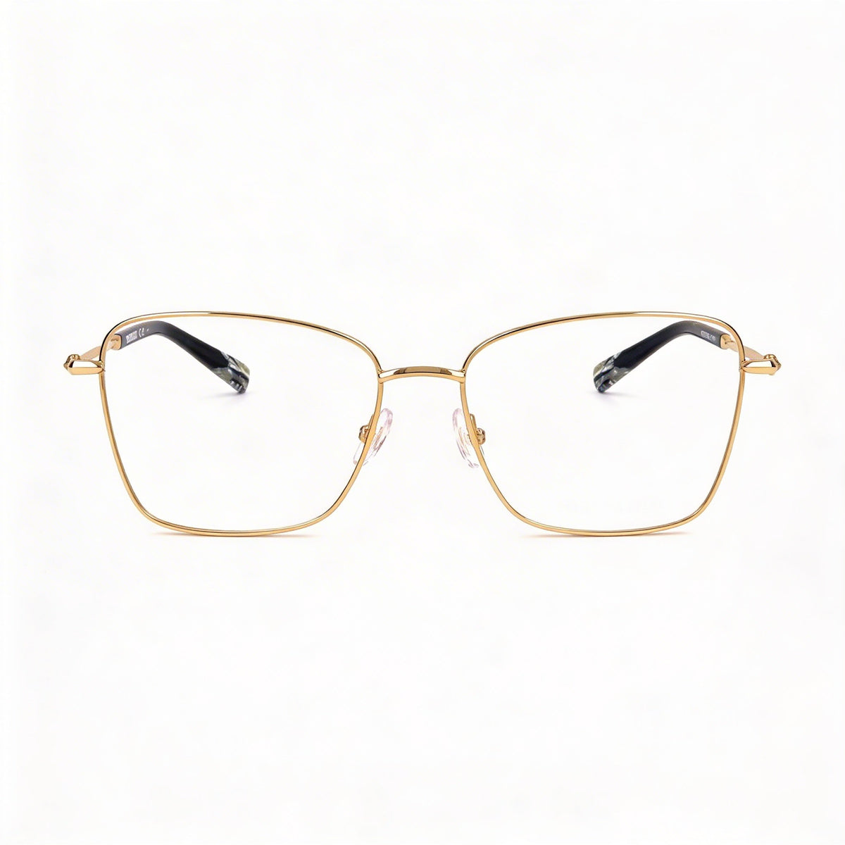 Gafas para mujer Missoni MIS 0099 rectangulares en oro rosa, Photo 2