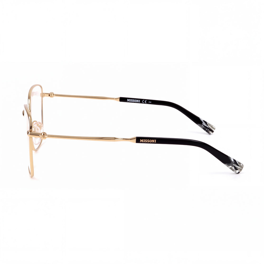 Missoni Mis 0099 Rectangle Eyeglasses for Women — front view, Stainless Steel